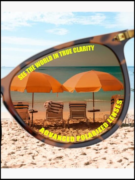 Retro Round Polarized Sunglasses 3 Pack UV400 Protection main image 2